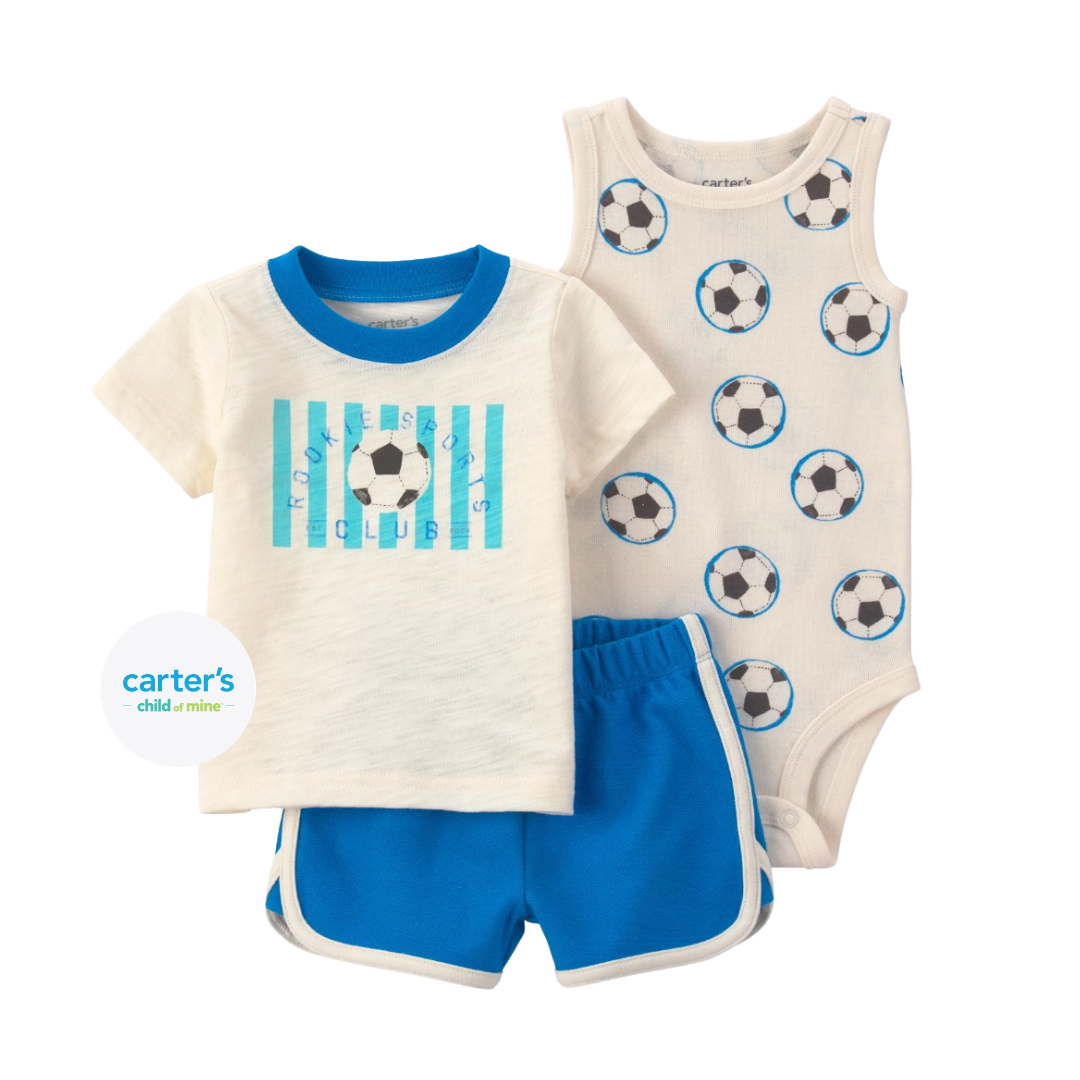 Set de 3 Piezas "Rookie Sports Club"