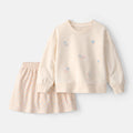 Sweater y Falda Crema/Floral
