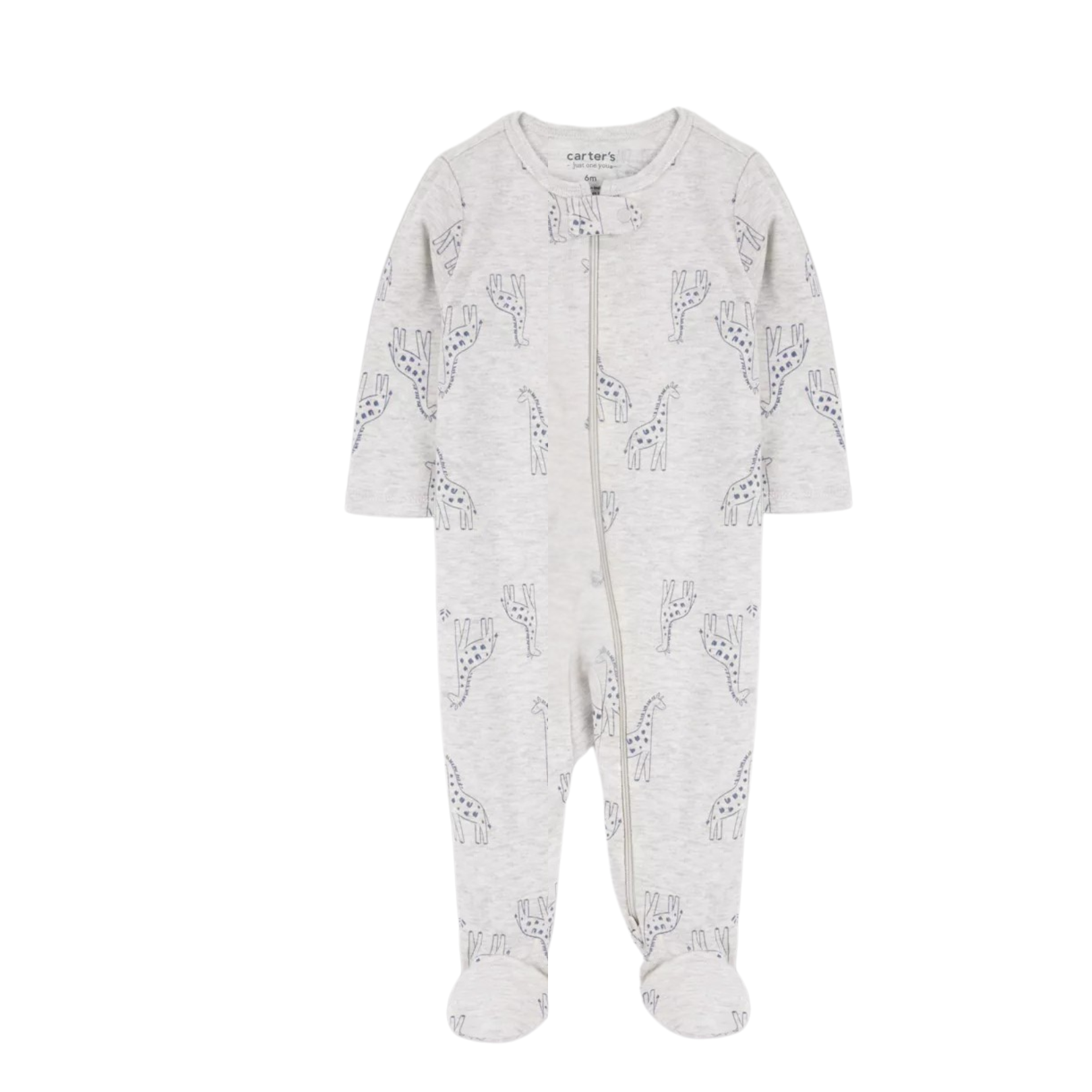 Pijama Gris de Jirafa