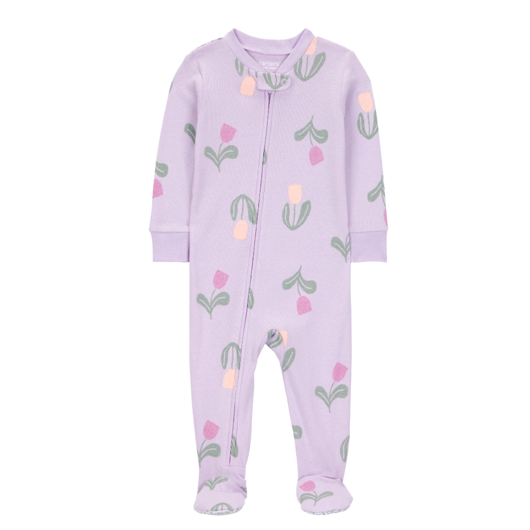 Pijama Morada Floral