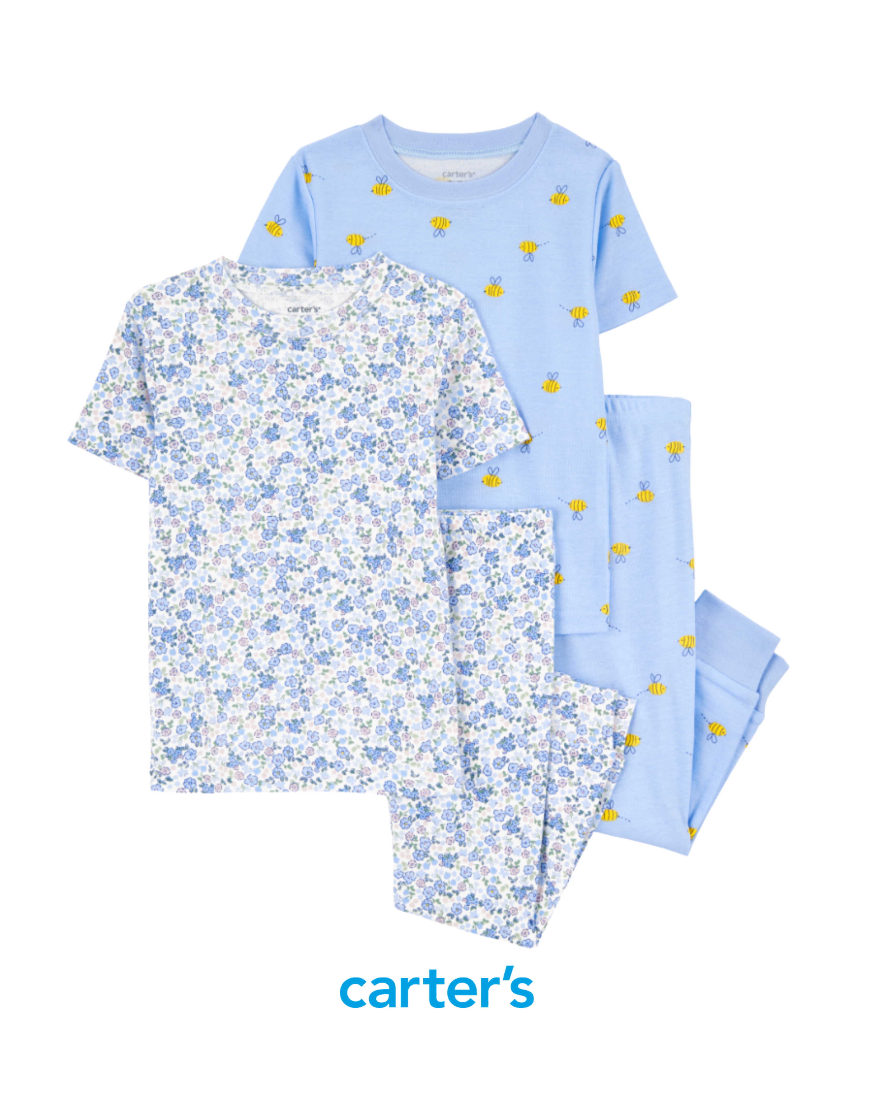 Set de Dos Pijamas Floral/Abejas*