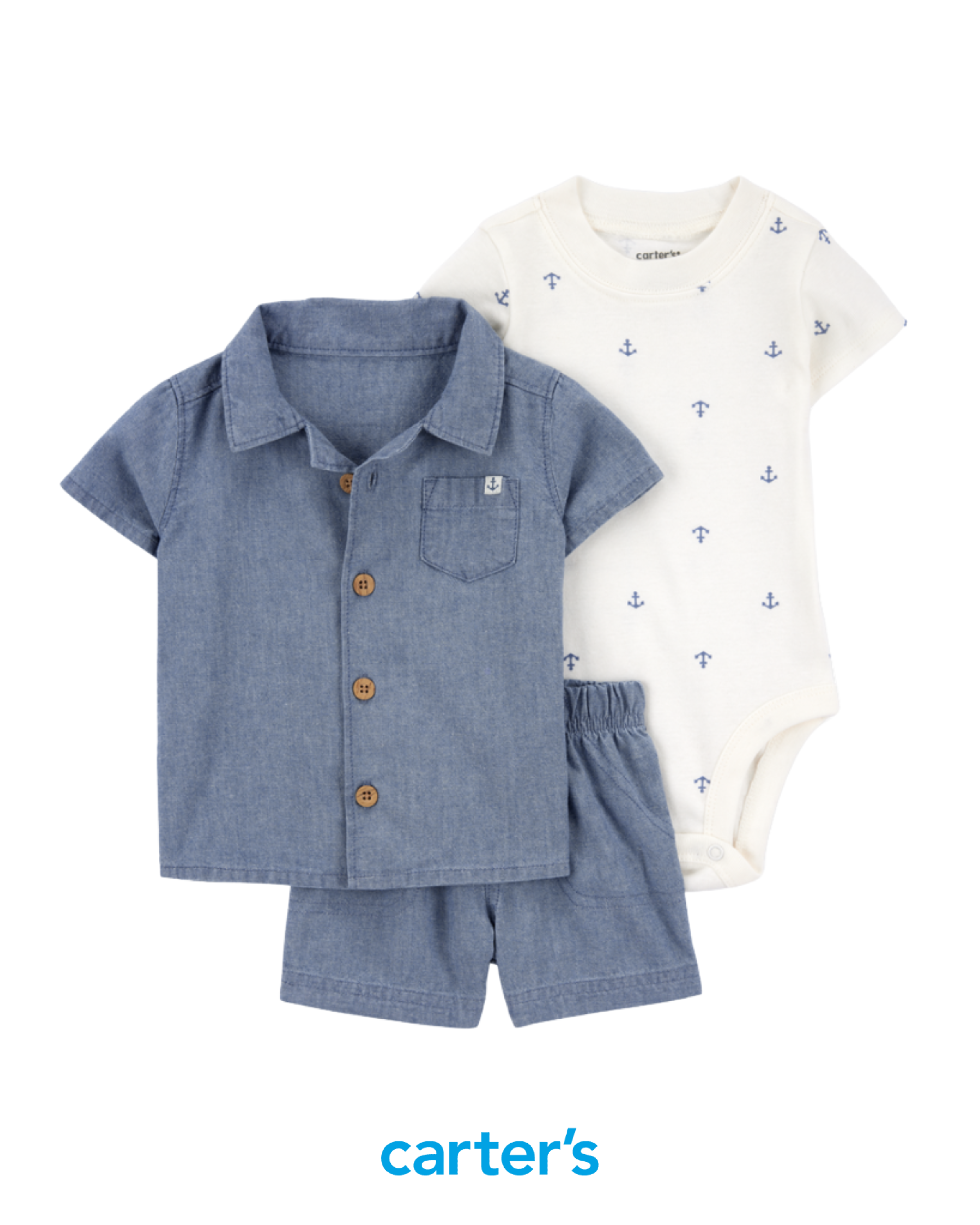 Camisa, Short y Body de Ancla