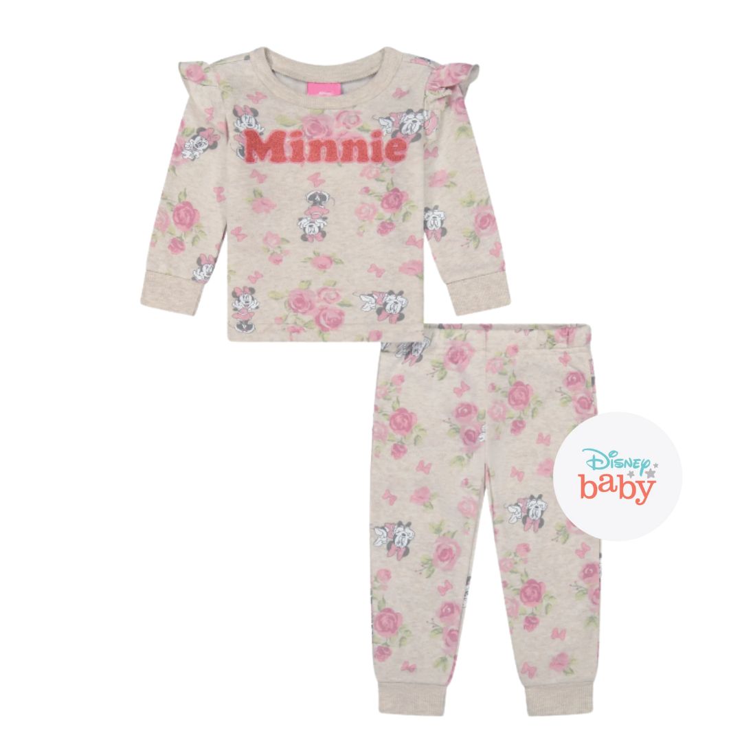 Conjunto de Minnie Floral (Sweater y Jogger)