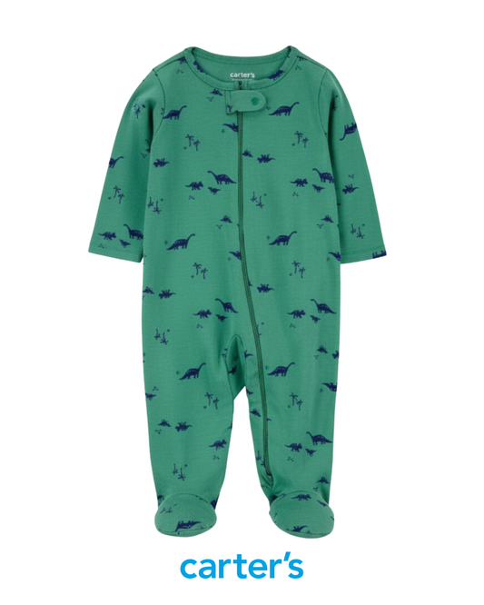 Pijama Verde de Dinosaurios