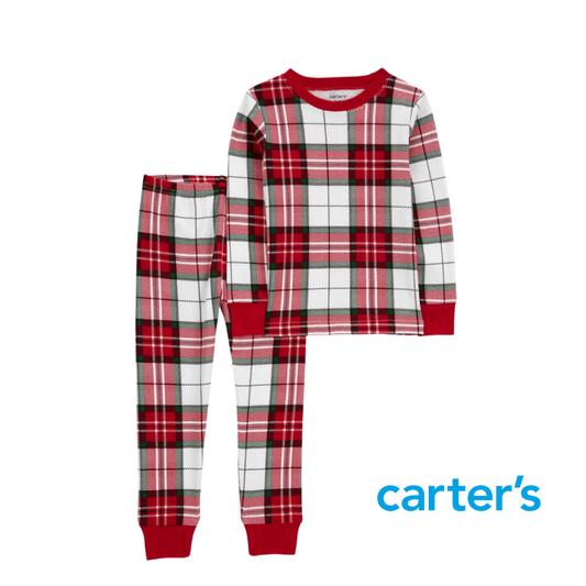 Pijama de Cuadros Navideños
