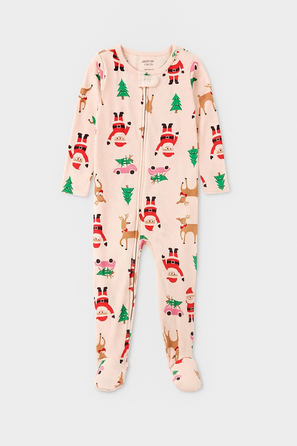 Pijama Rosada de Navidad (Santa/Reno/Arbolito)