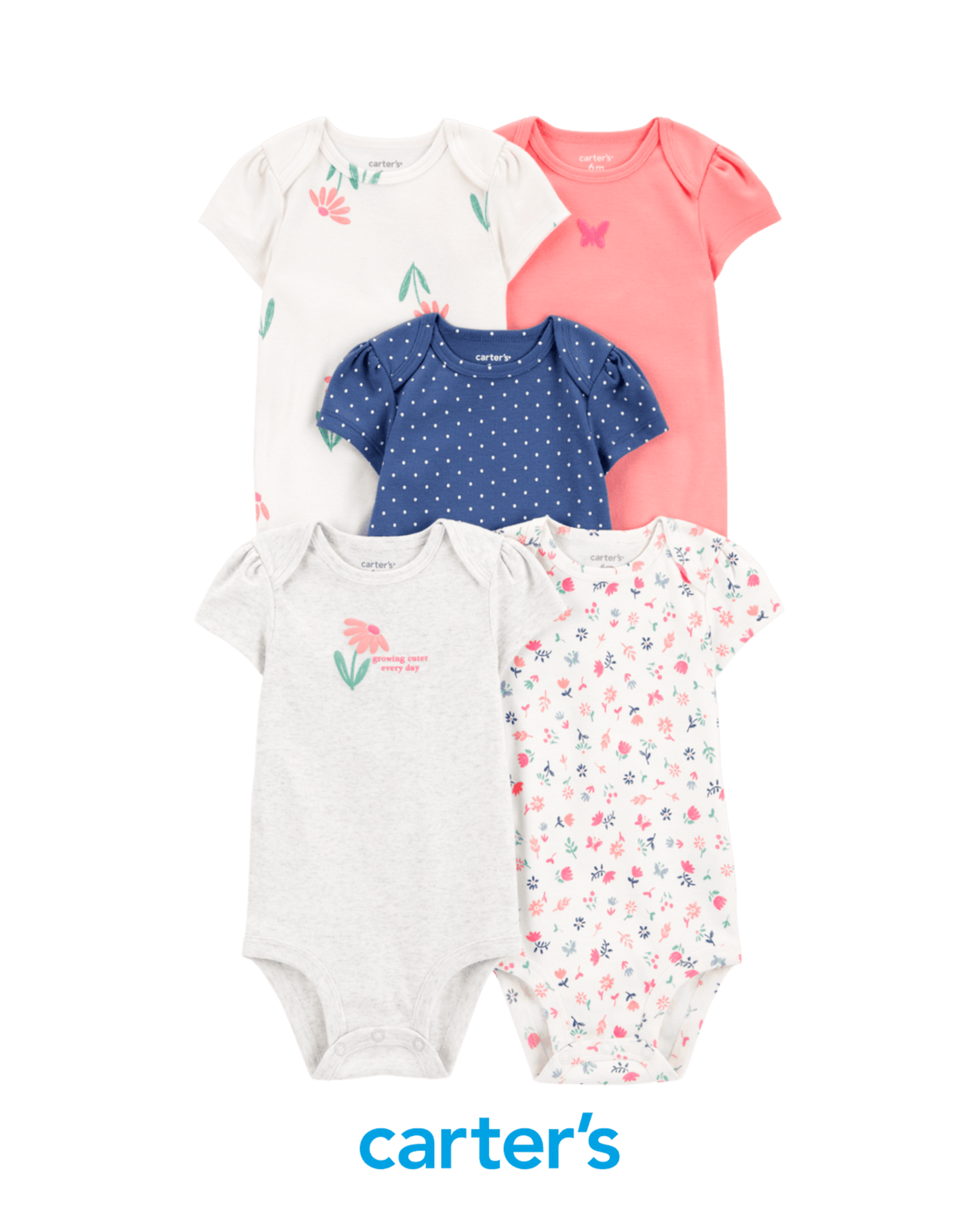 Set de 5 Bodies Florales