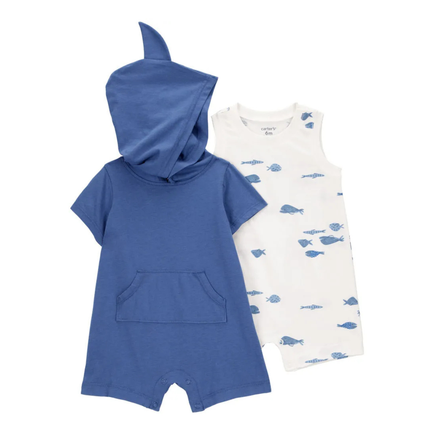 Set de 2 Rompers de Tiburón