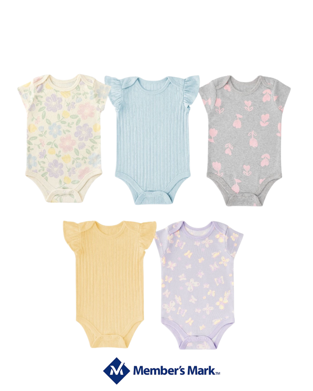 Set de 5 Bodis Mariposa Floral