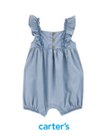 Romper Chambray con Rufles*