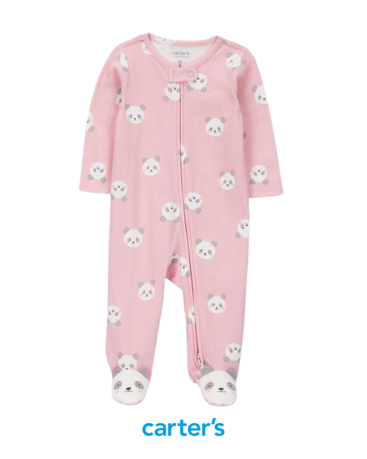 Pijama Rosada de Oso Panda
