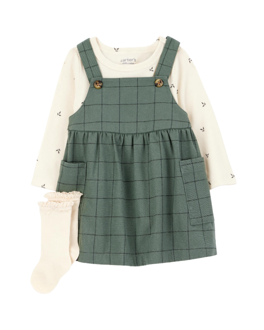 Jumper Verde con Medias