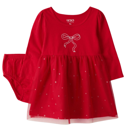 Vestido Rojo de Lazo Tutu