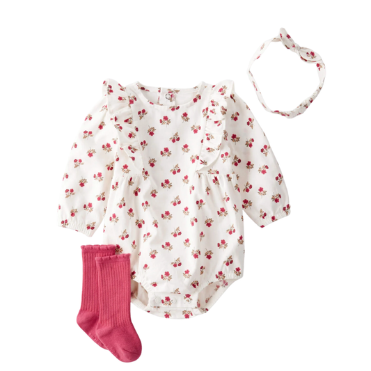 Romper Bubble con Cintillo y Medias