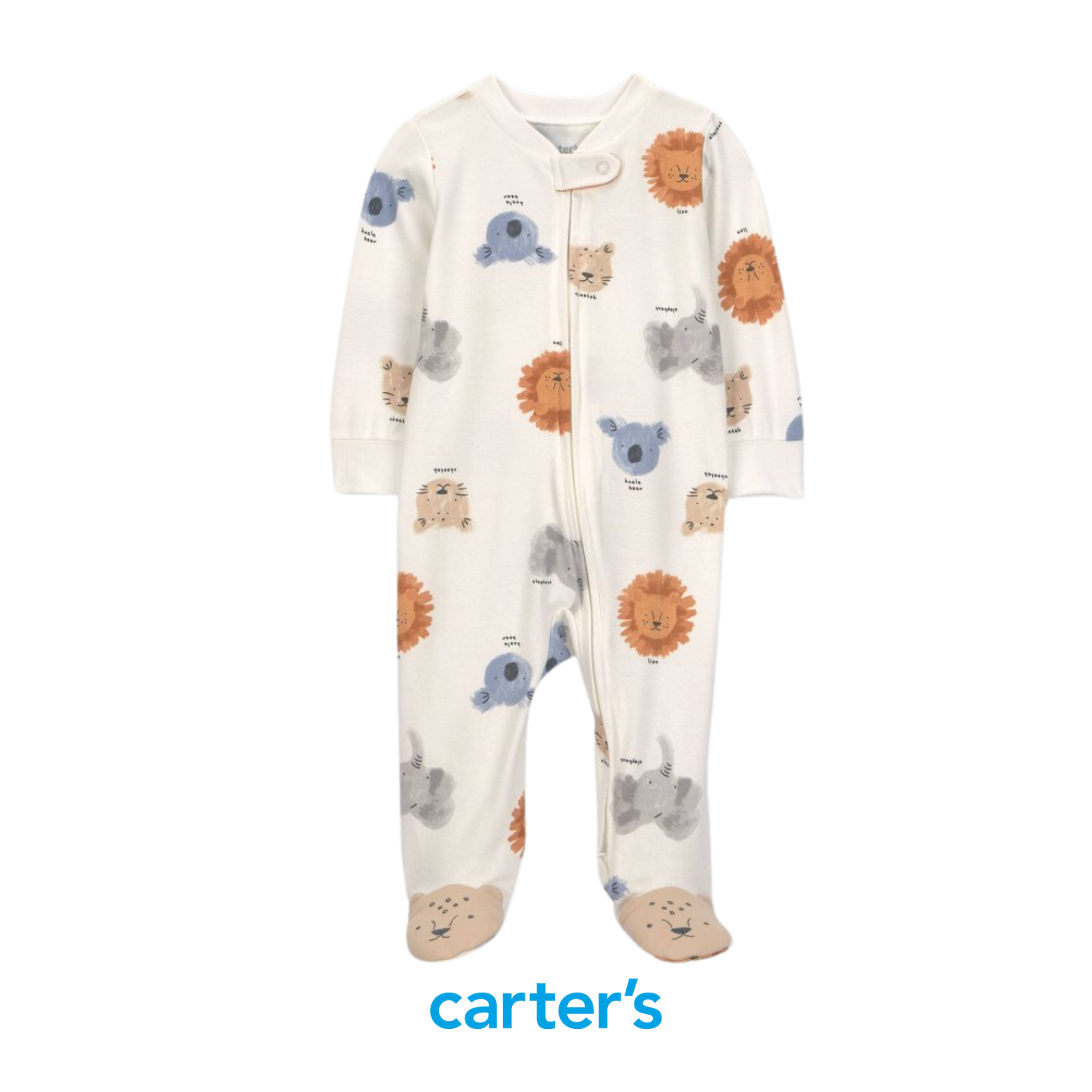 Pijama Blanca de León/Koala/Cheetah/Elefante