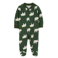 Pijama Verde de Oso Blanco