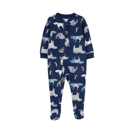 Pijama Azul de Animales Árticos