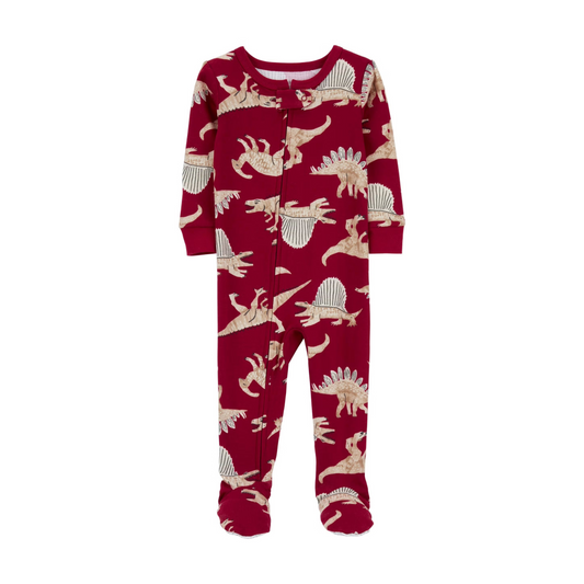 Pijama Roja de Dinosaurio