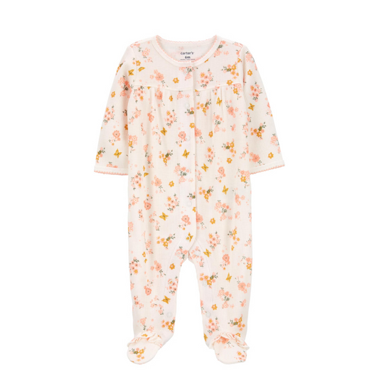Pijama Blanca Floral