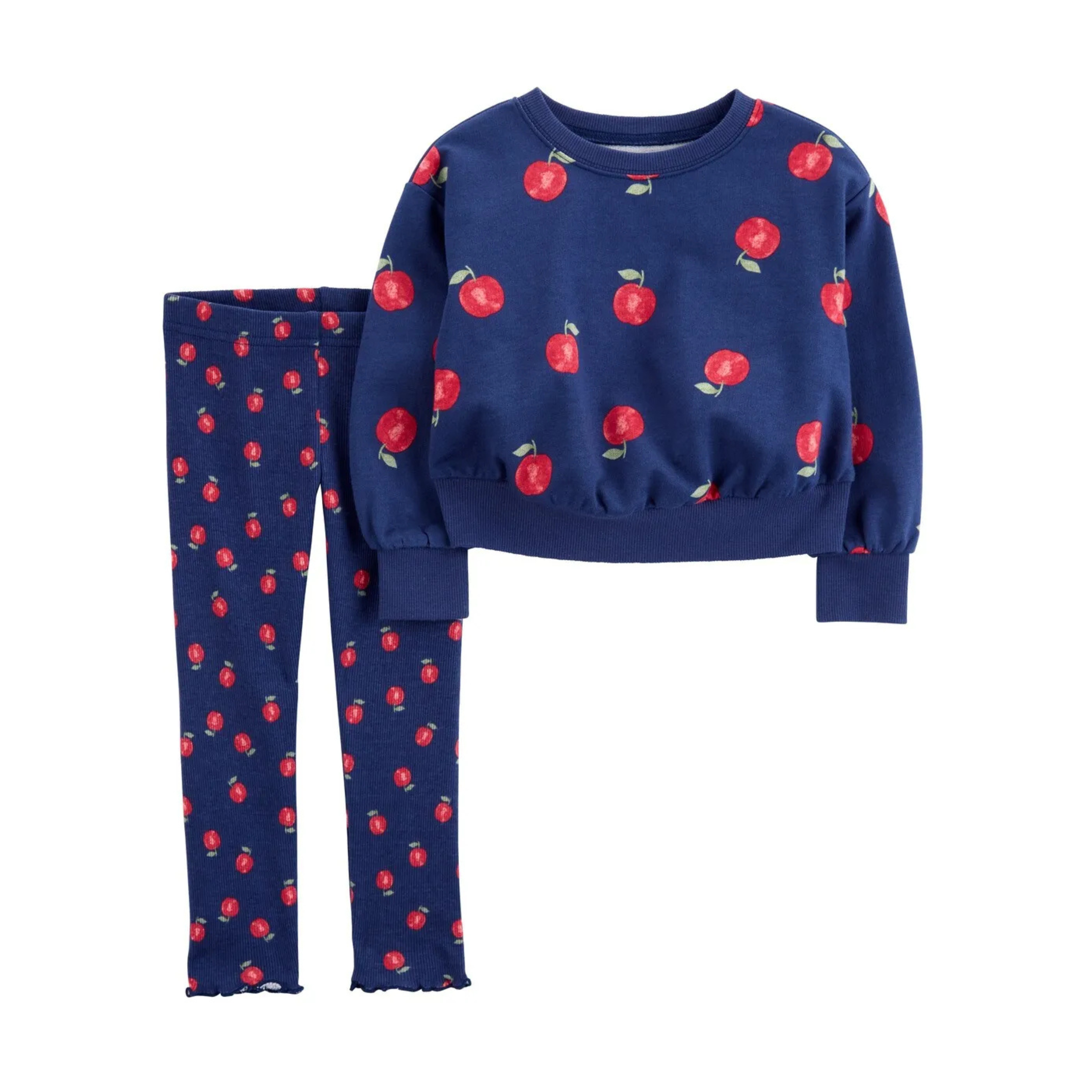 Conjunto Azul Marino de Manzanas