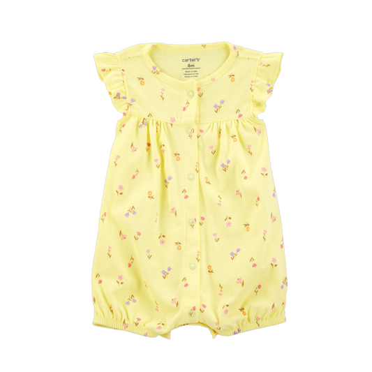 Romper Amarillo de Flores