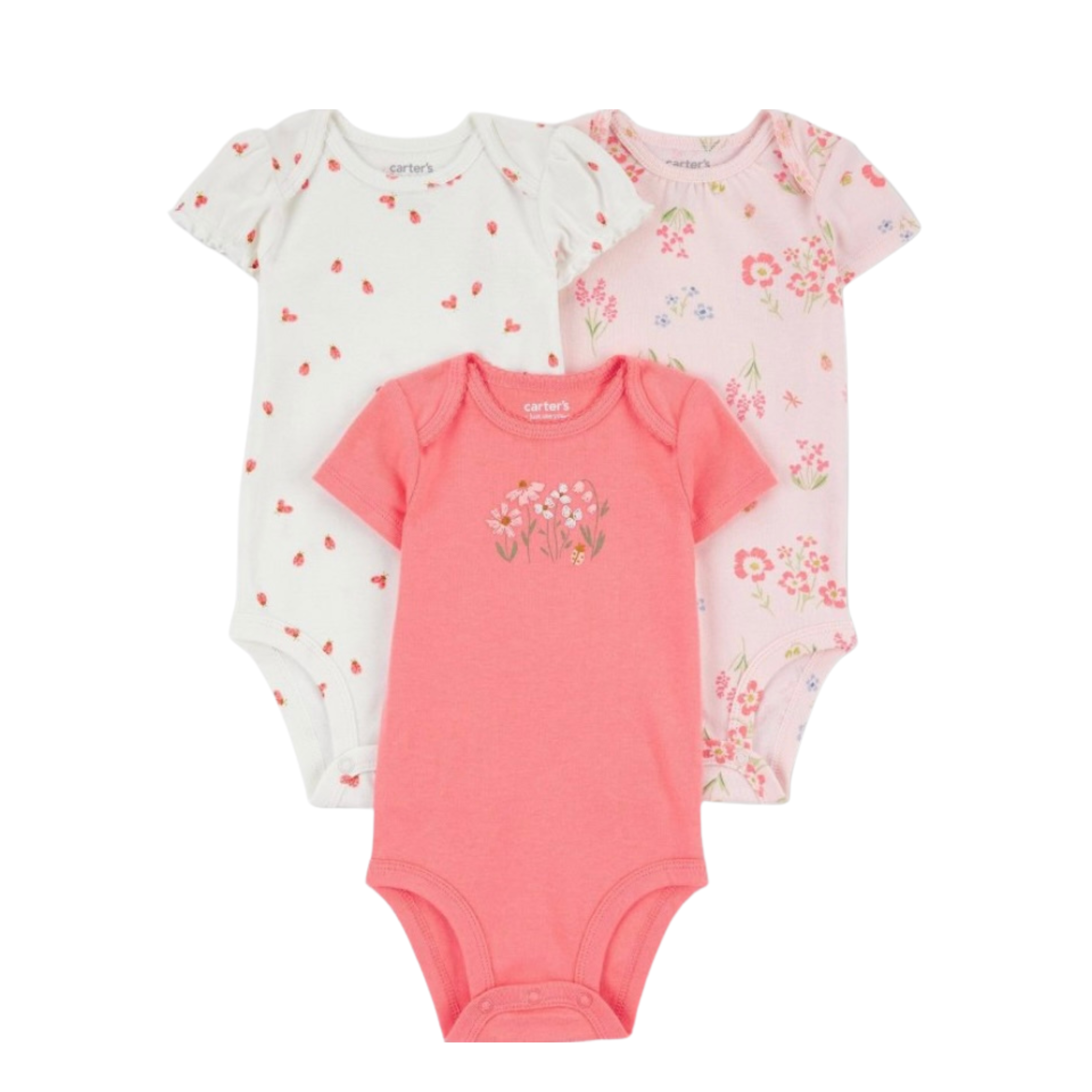 Set de 3 Bodis de Floral/Mariquitas