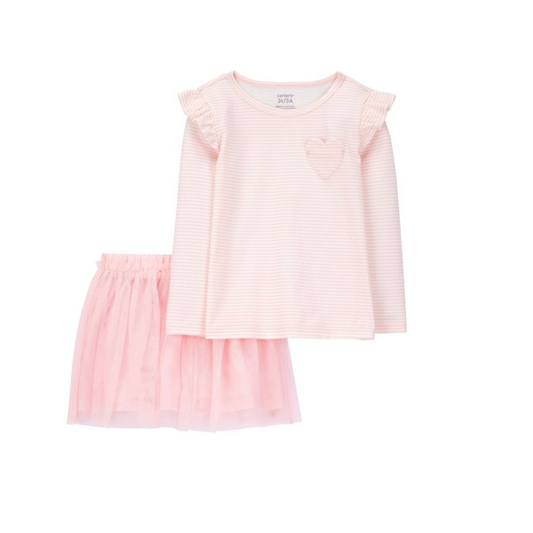 Sweater Rosado y Falda Tutu