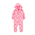 Enterizo de Corazones con Capucha (Micro-Polar)*