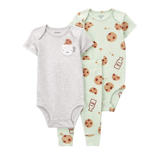 Set de 3 Piezas de Galleta Unisex