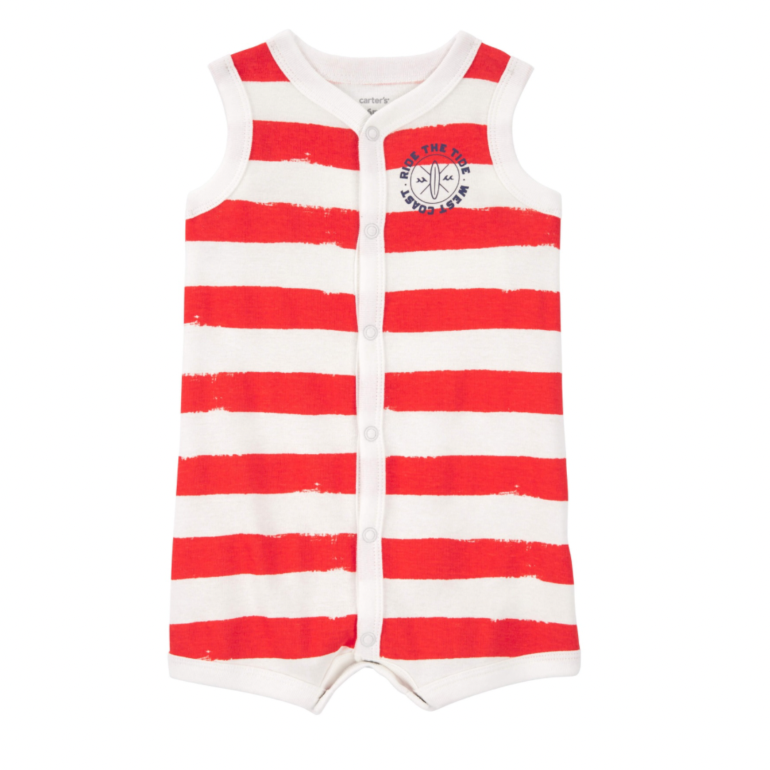 Romper de Rayas Rojas
