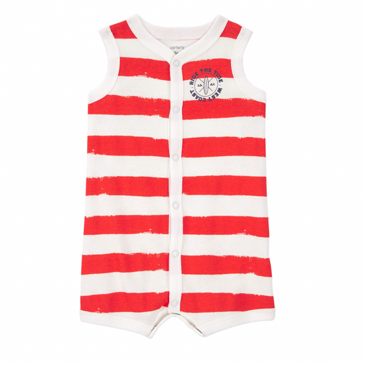 Romper de Rayas Rojas