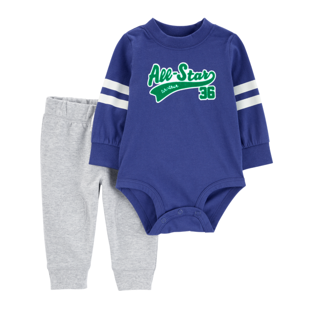 Conjunto Manga Larga y Monito "All Star"
