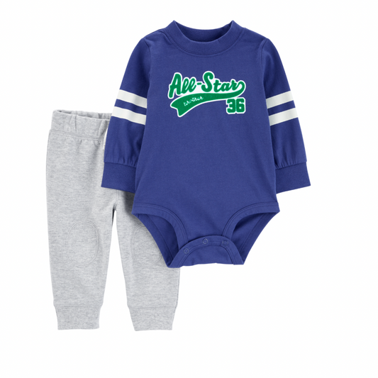 Conjunto Manga Larga y Monito "All Star"