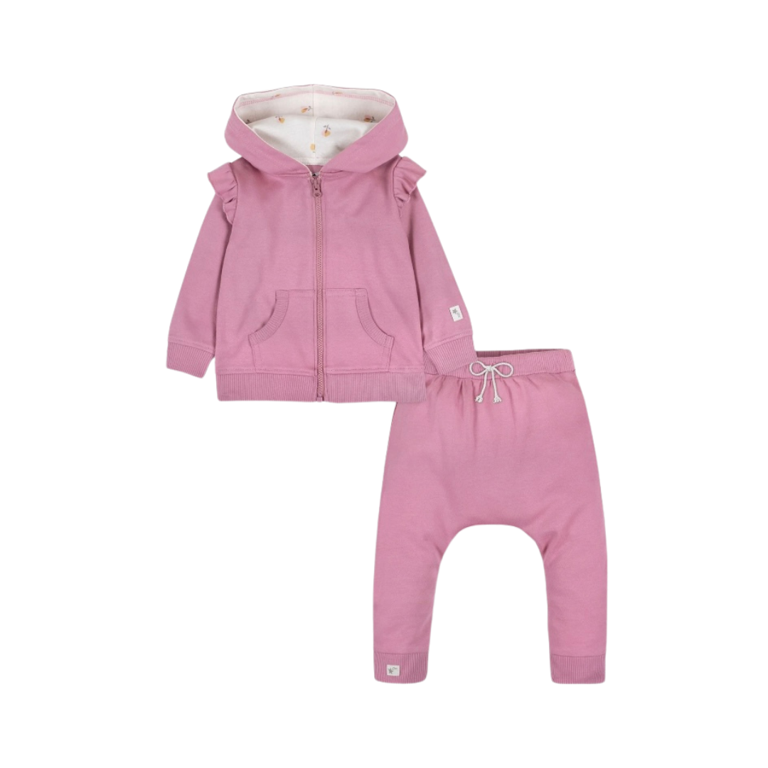 Conjunto Rosado con Capucha
