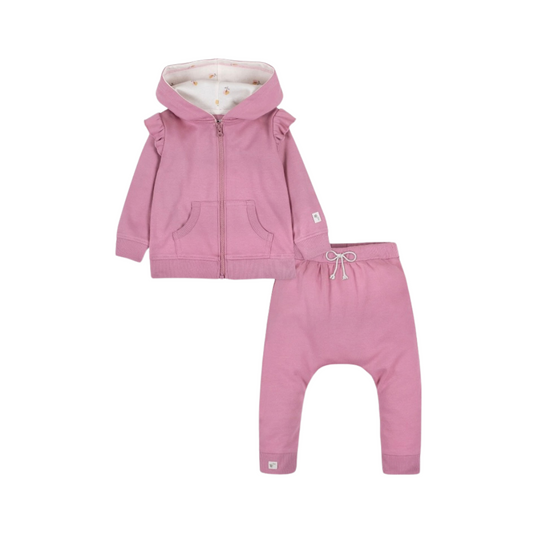 Conjunto Rosado con Capucha