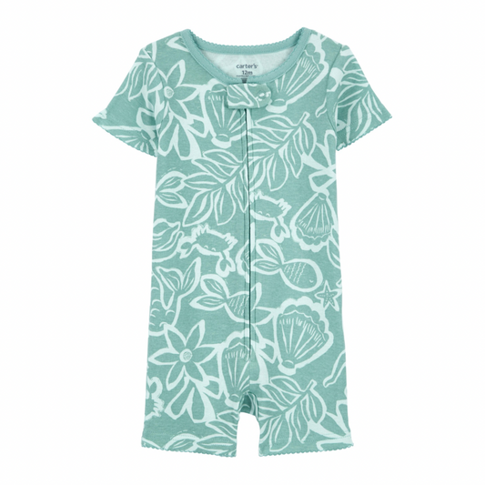Romper Aguamarina Marino/Floral