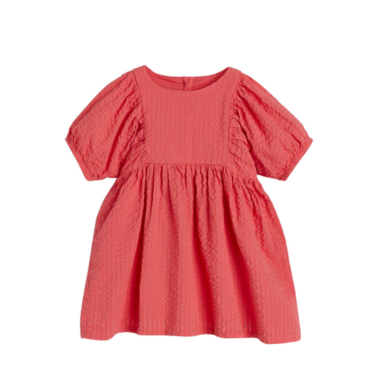 Vestido Coral Texturizado