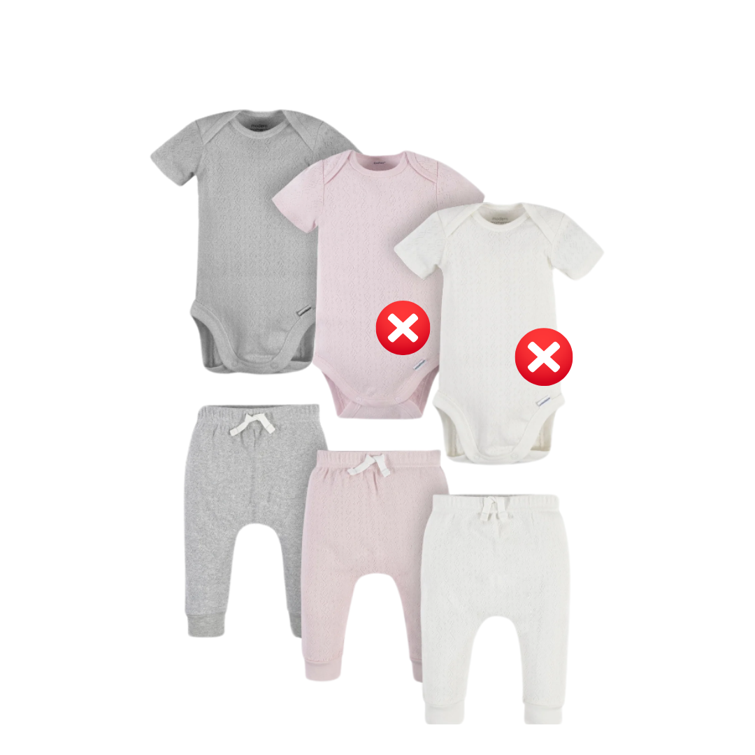 Body Gris y Monito Texturizado (Niña)