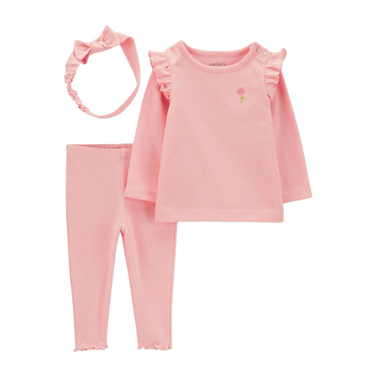 Conjunto Rosado con Cintillo