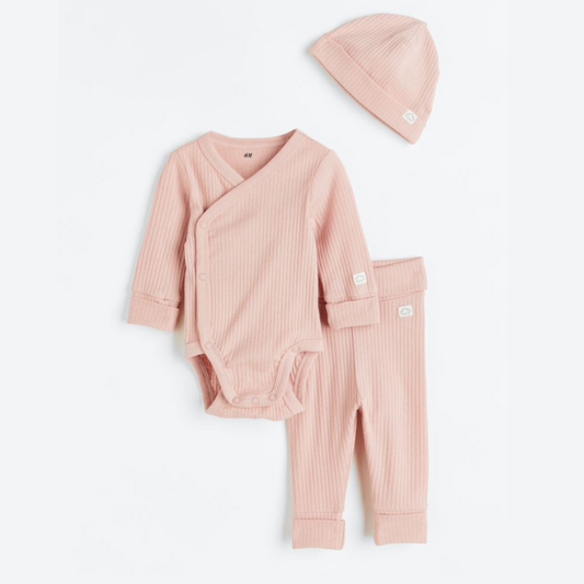 Set de 3 Piezas Rosado