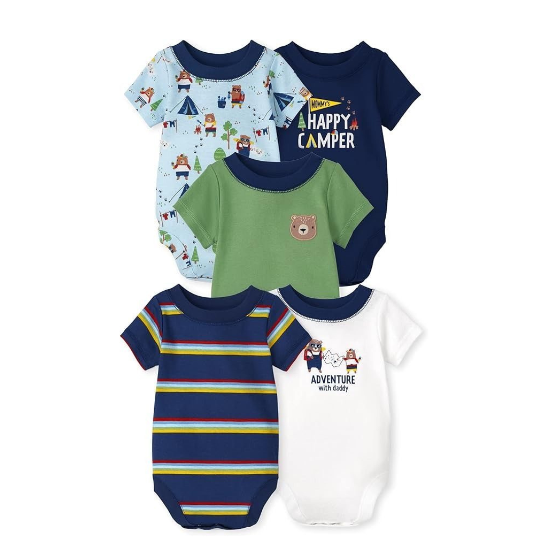 Set de 5 Bodis "Happy Camper"