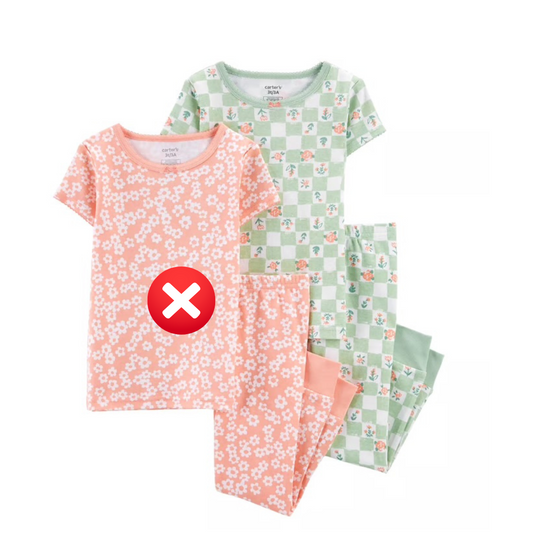 Pijame Verde Floral