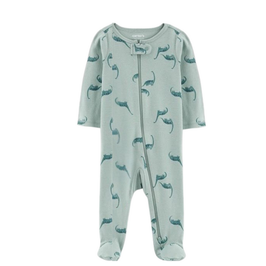 Pijama Verde de Dinosaurio