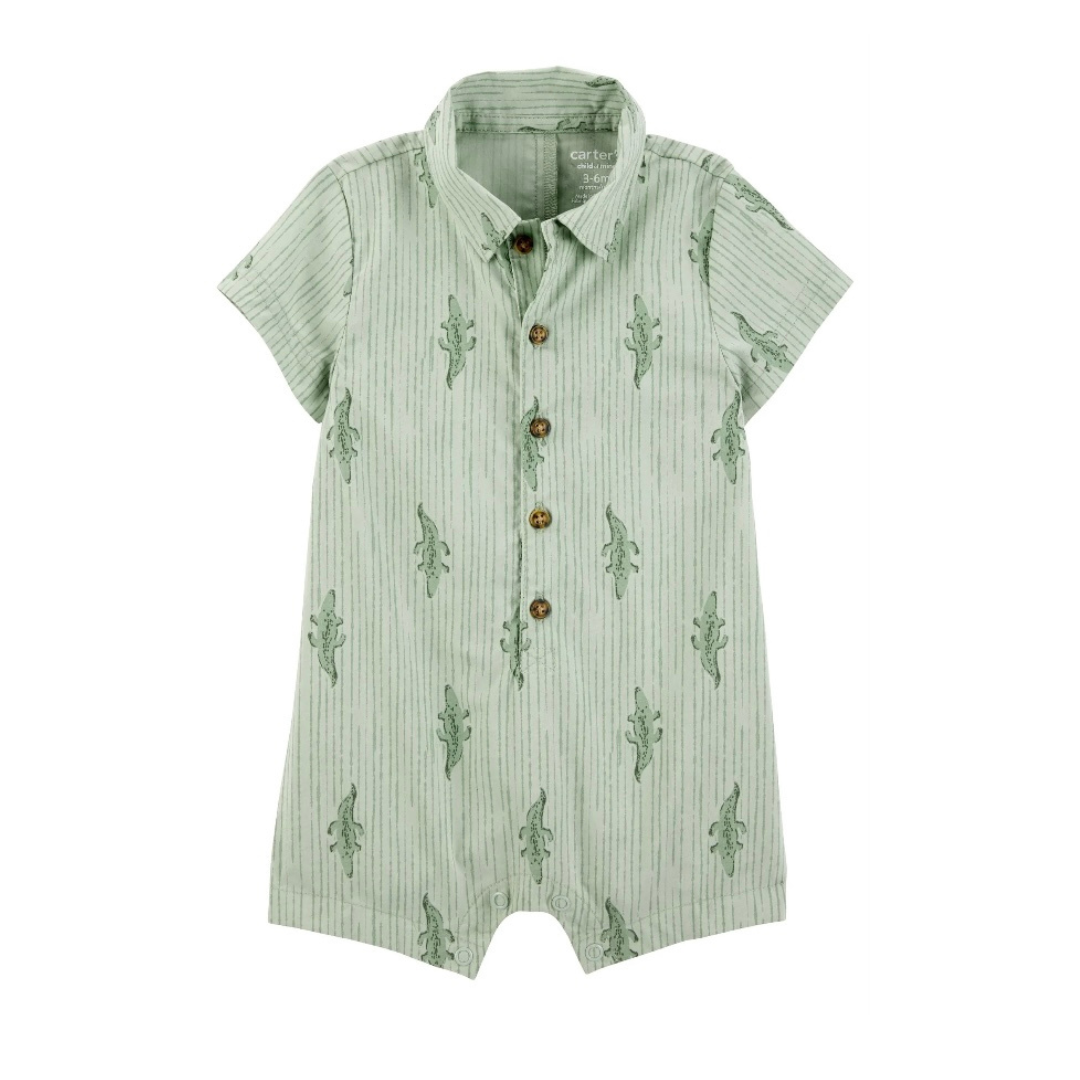 Romper Verde de Cocodrilo