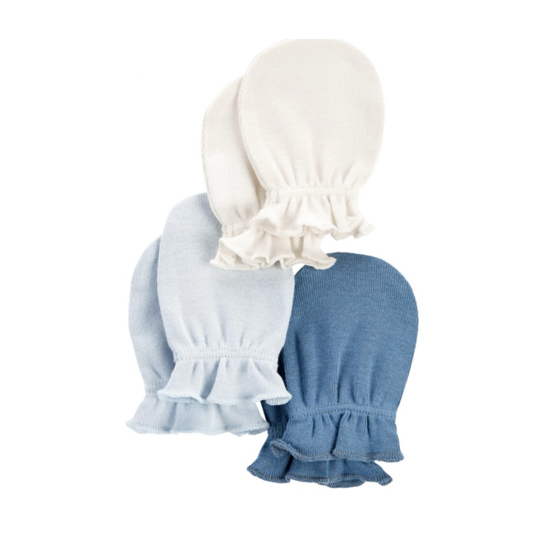 Manoplas Azul/Blanco