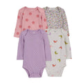 Set de 4 Bodies Manga Larga Estampados