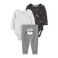 Set de 3 Piezas de Pingüinos, Dos Bodis y Mono