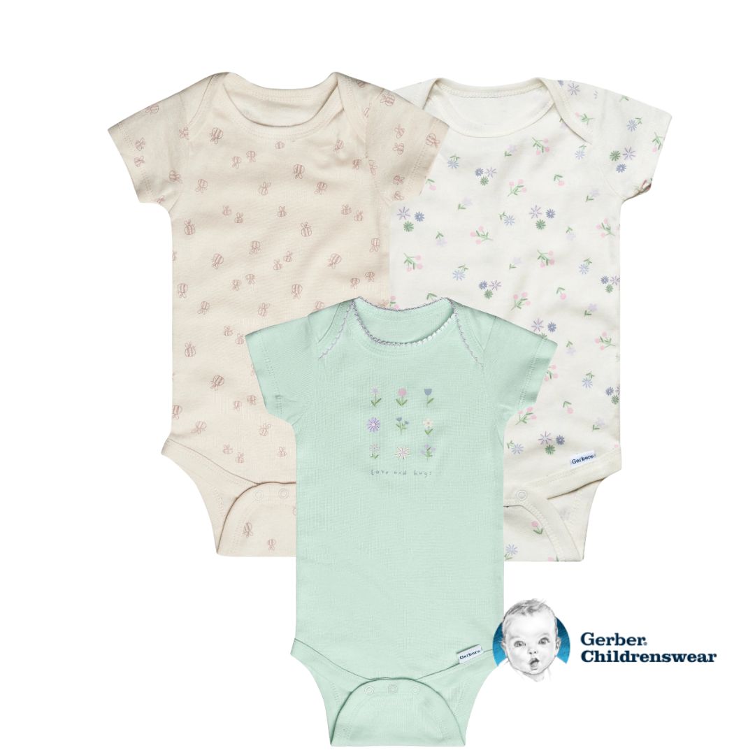 Set de 3 Bodis Florales "Love and Hugs"*