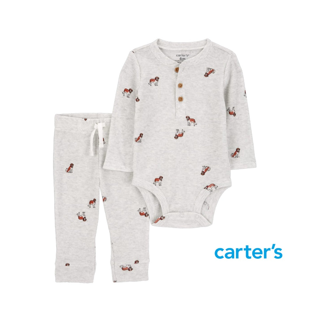 Conjunto Gris de Perritos