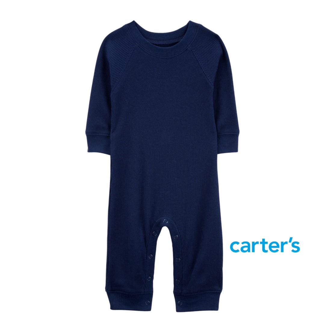 Enterizo Unicolor Azul Marino